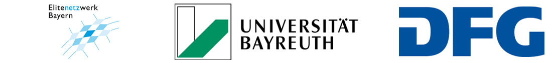 Logo ENB, Logo Universität Bayreuth, Logo DFG